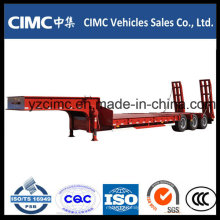 Cimc Tri-Axle Полуприцеп с низкой платформой